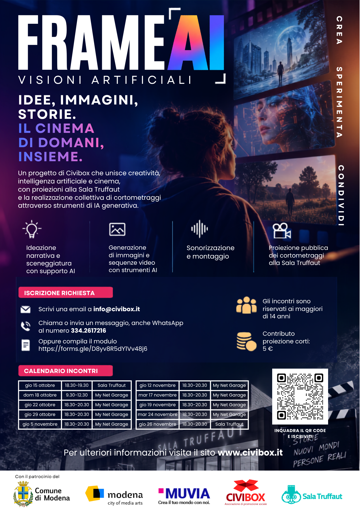 FRAME AI – volantino